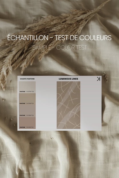 LUMINOUS LINES, Oeuvre sur toile étirée
