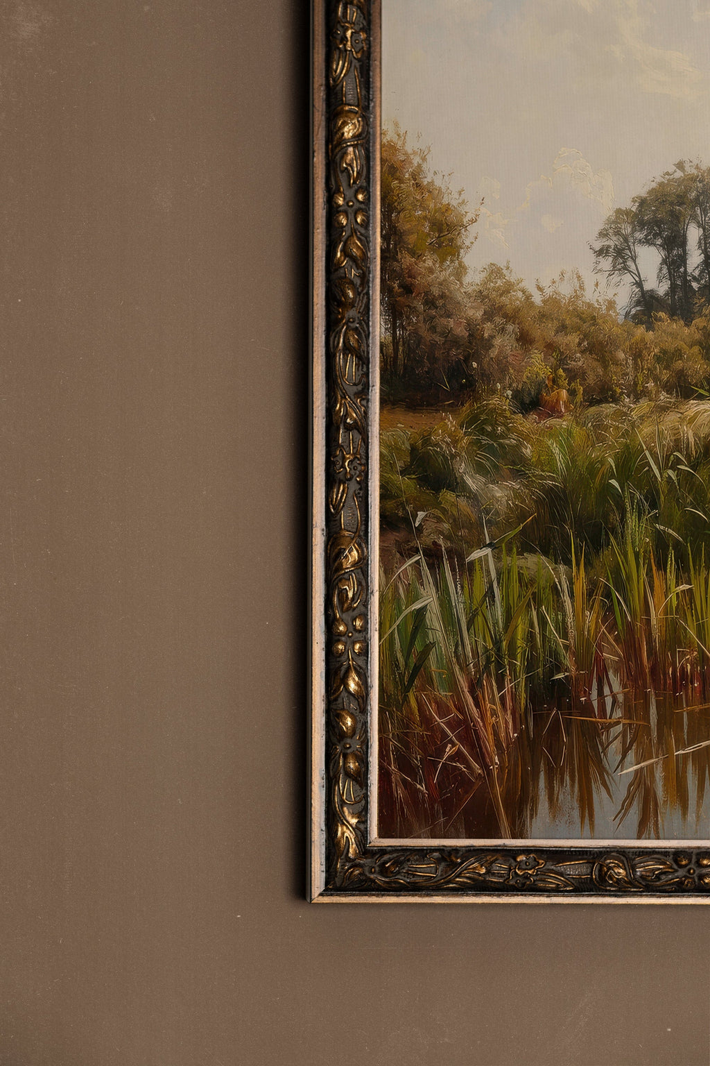REFLET SAUVAGE, CADRE VINTAGE BRONZE