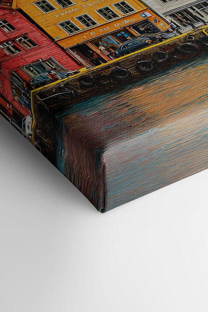 HARBOR COLORS, Oeuvre sur toile étirée