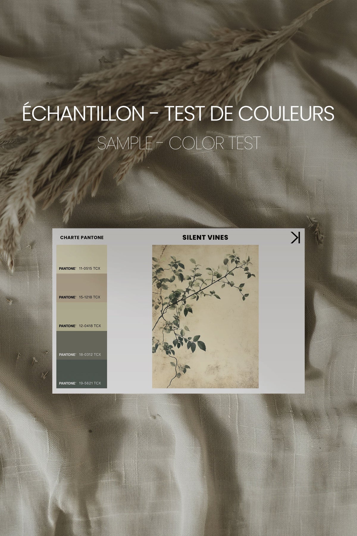 SILENT VINES, Oeuvre sur toile étirée
