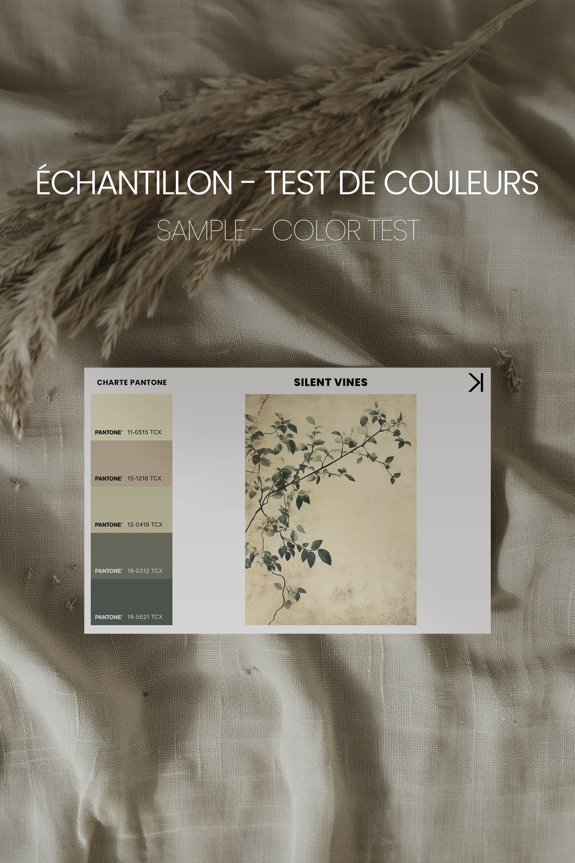 SILENT VINES, Oeuvre sur toile étirée