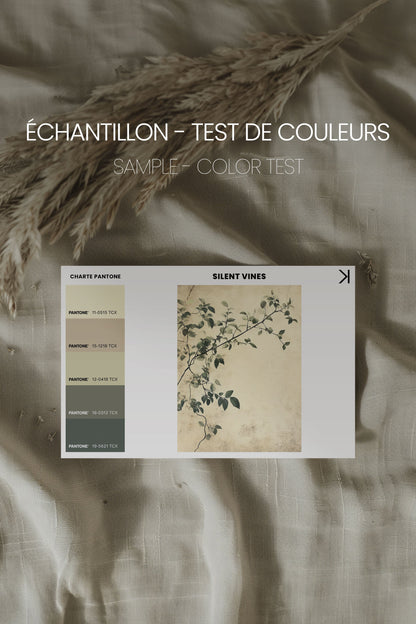 SILENT VINES, Oeuvre sur toile étirée