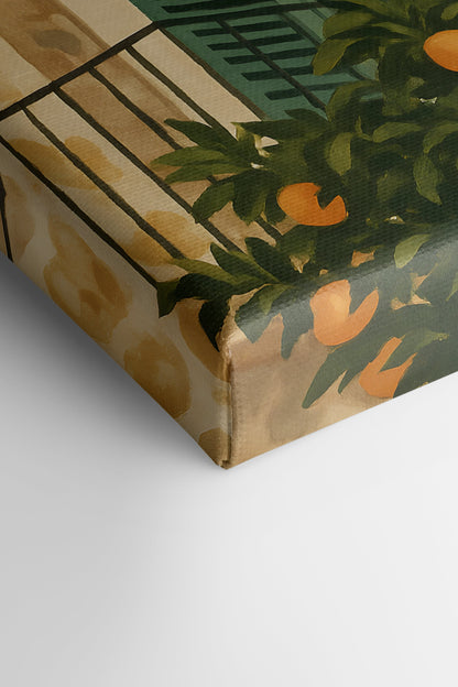 ÉTÉ EN PROVENCE, Oeuvre sur toile étirée