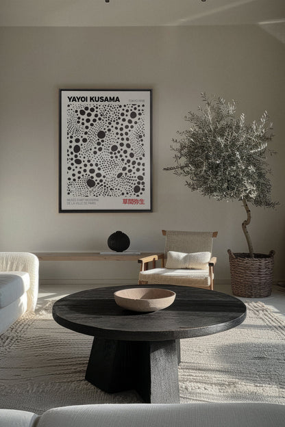 KUSAMA II, Oeuvre sur toile étirée