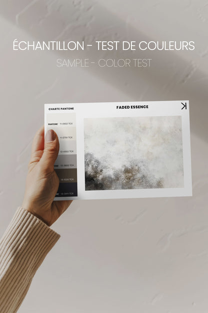 FADED ESSENCE, Oeuvre sur toile étirée