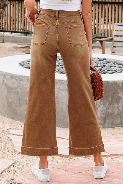 Wide Leg Jeans — High-Waist Relaxed Denim for Women