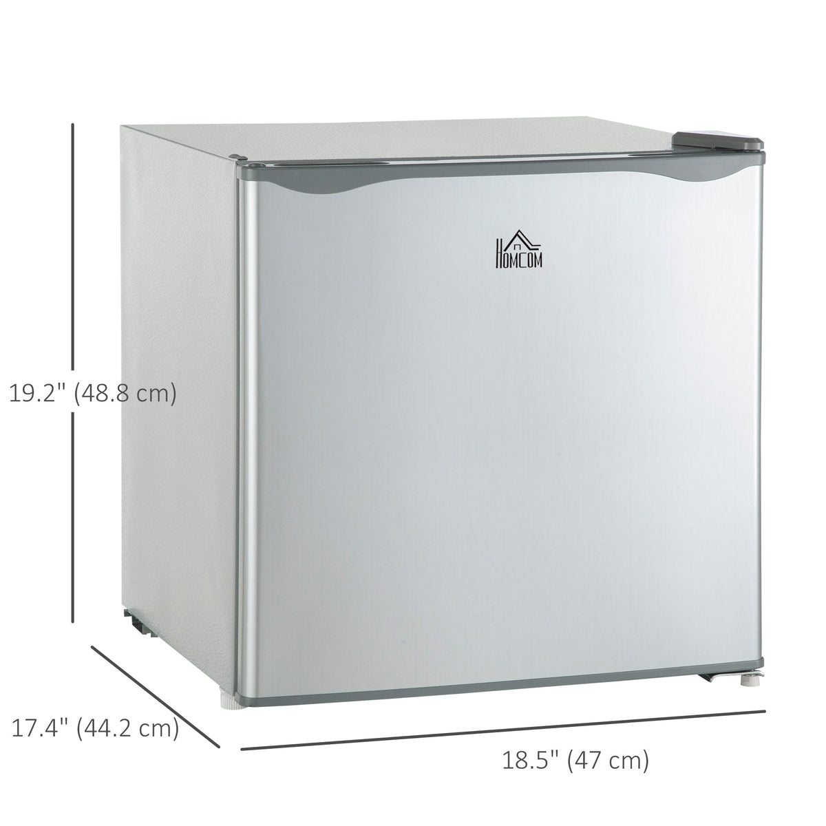 1.1 Cu. Ft. Mini Freezer, Compact Upright Freezer with Reversible Door, Removable Shelf, Adjustable Temperature, Black