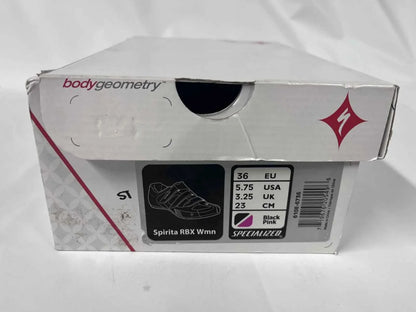 Specialized BodyGeometry Women's Spirita RBX Road Cycling Shoes, 36 EU 2-Bolt