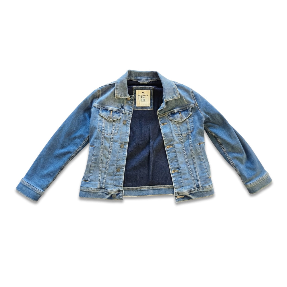 Kids 9-10Y Vintage Lined Denim Jacket | Abercrombie Kids