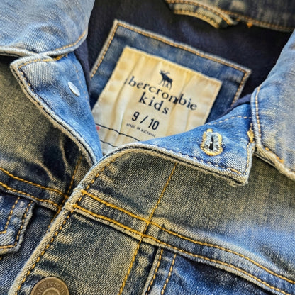 Kids 9-10Y Vintage Lined Denim Jacket | Abercrombie Kids