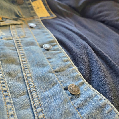 Kids 9-10Y Vintage Lined Denim Jacket | Abercrombie Kids