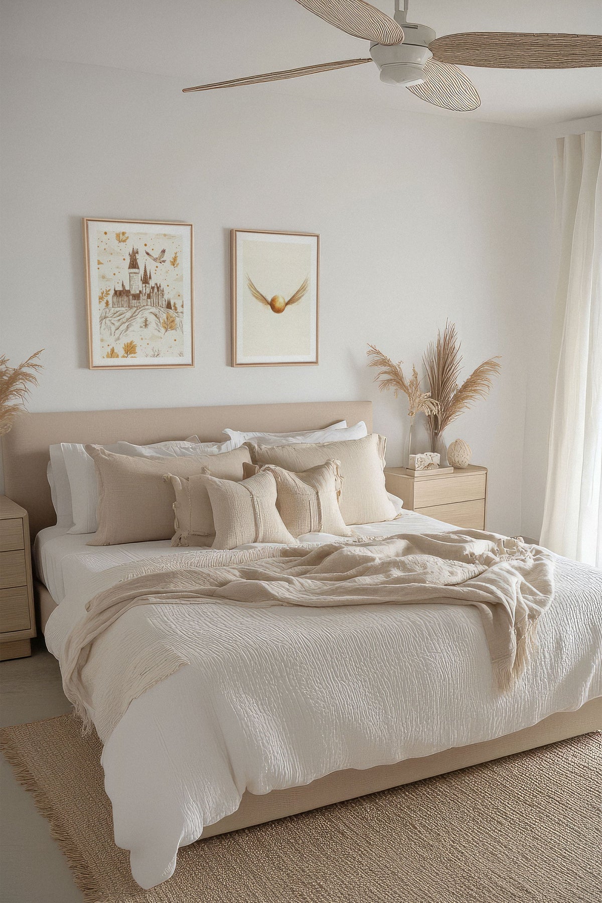 GOLDEN WINGS DUO (2 Oeuvres sur toile étirée)