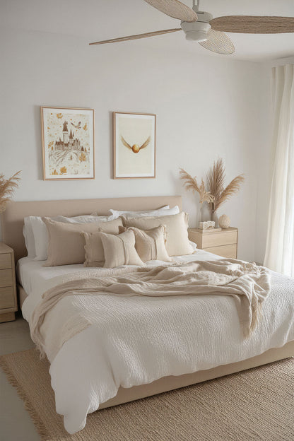 GOLDEN WINGS DUO (2 Oeuvres sur toile étirée)