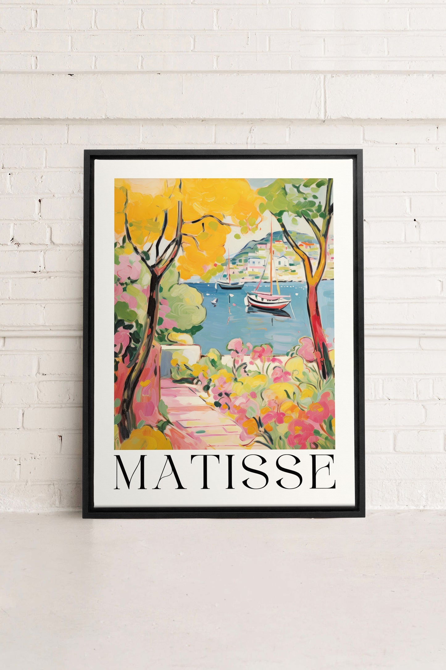 HARBOR BURSTS, Oeuvre sur toile étirée