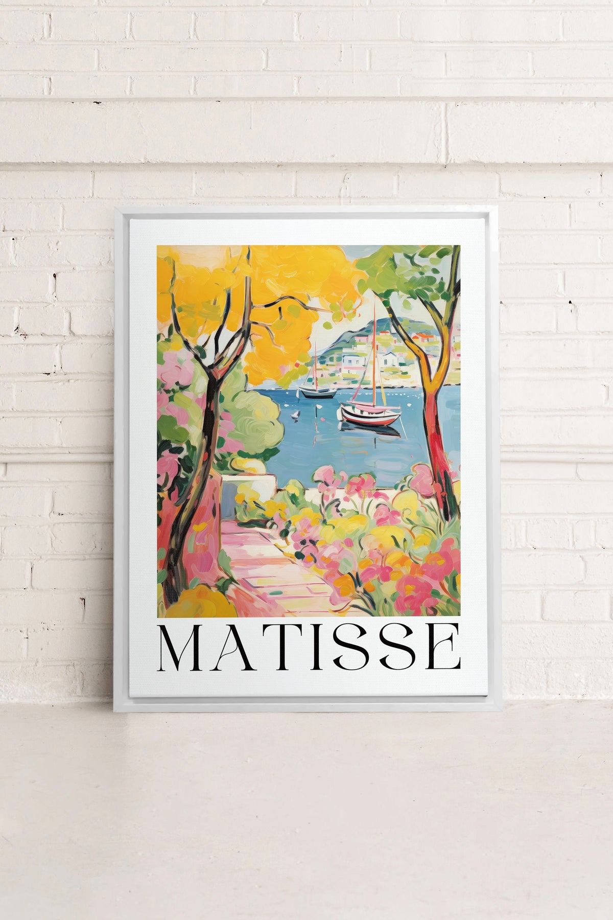 HARBOR BURSTS, Oeuvre sur toile étirée