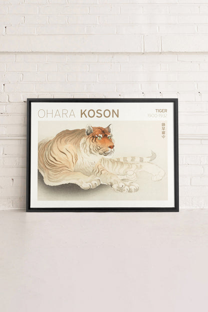 TIGER, Oeuvre sur toile étirée