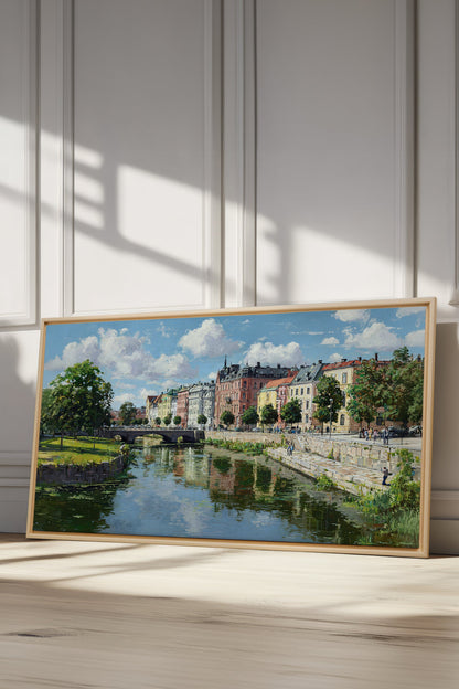 NORTHERN CALM, Oeuvre sur toile étirée
