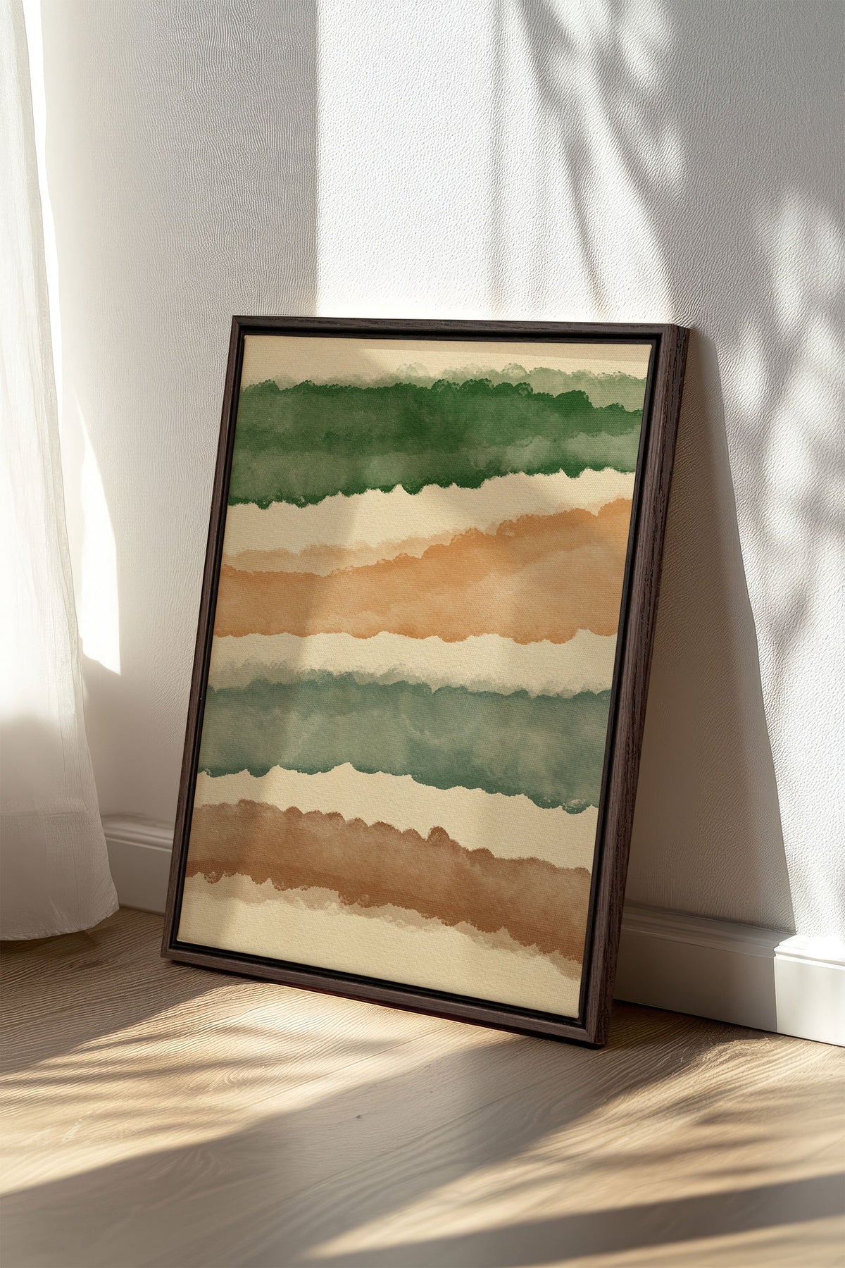 HORIZON VÉGÉTAL, Oeuvre sur toile étirée