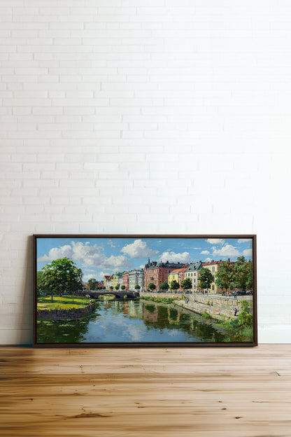 NORTHERN CALM, Oeuvre sur toile étirée
