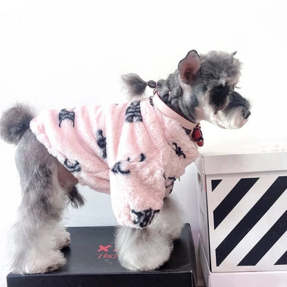 Celina Cozy Fleece Dog Sweater | Soft Winter Dog Clothing