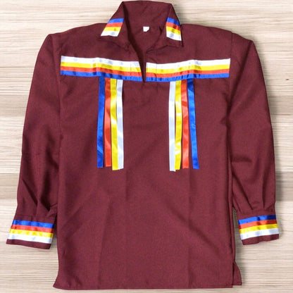 Maroon Youth Ribbon shirt