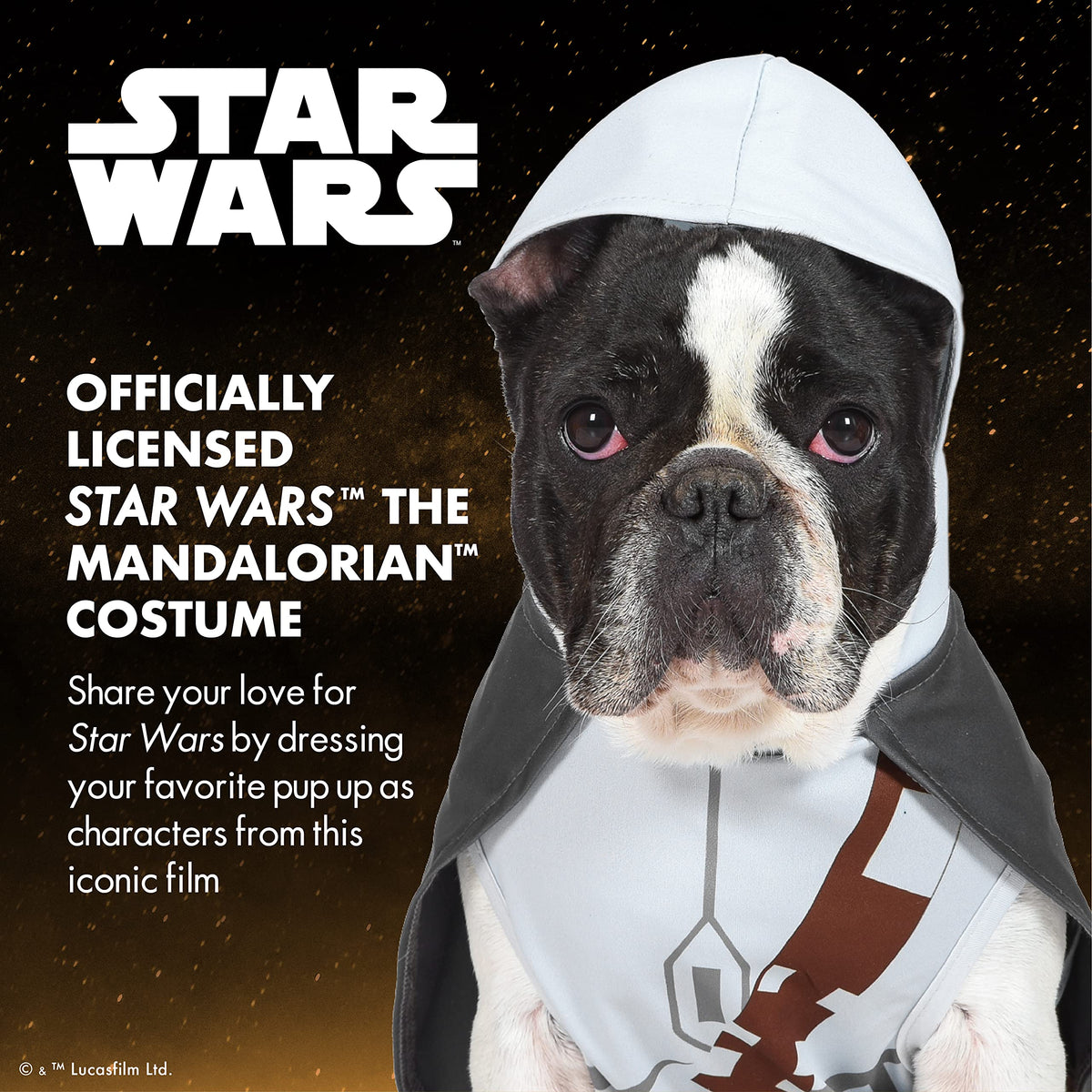 Star Wars for Pets The Mandalorian Dog Costume, Extra Extra Large