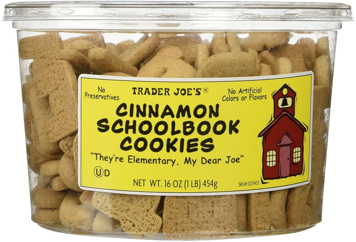 Trader Joe's Cinnamon Schoolbook Cookies, 454g