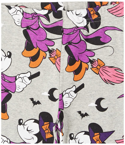 Disney | Marvel | Star Wars Girls' Pajama Set, Minnie/Halloween, 8 Years