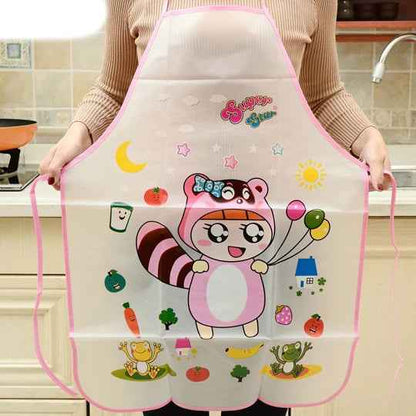 Cartoon pvc apron