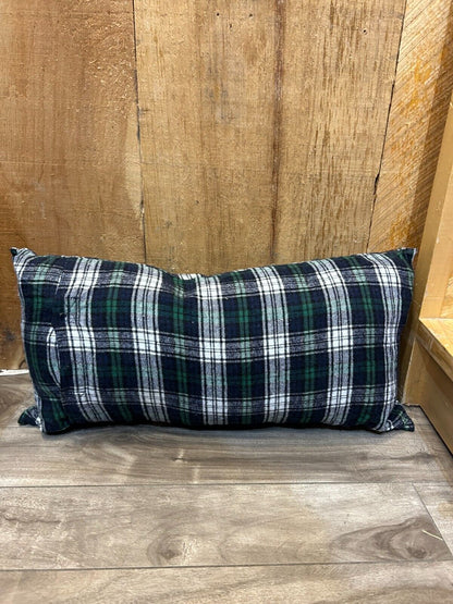 Europe Bound Flannel Pillow