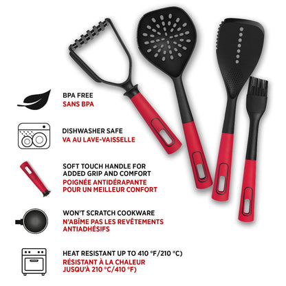 STARFRIT 092814 Silicone Angled Spatula