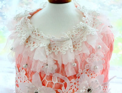 Fairytale Dog Dress | Elegant Long Gown for Dogs