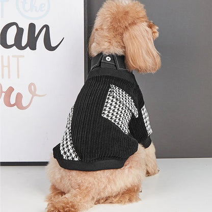 London Dog Shirt | Plaid Dog Shirt