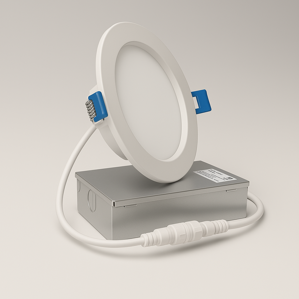4″ Ultra-Thin LED Pot Light — Canless Wafer Downlight | Energy Star, ETL Listed, IC Rated