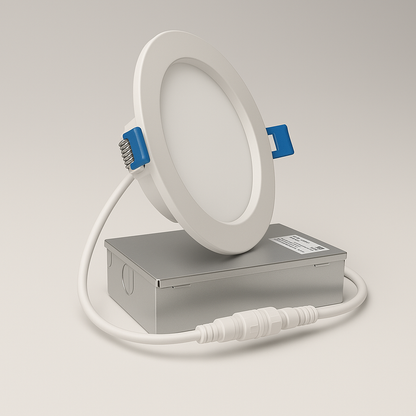 4″ Ultra-Thin LED Pot Light — Canless Wafer Downlight | Energy Star, ETL Listed, IC Rated