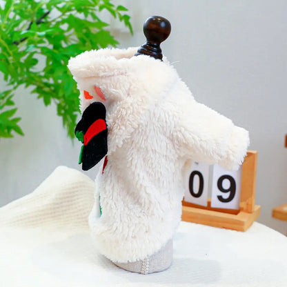 Frosty Friends Dog Hoodie Sweater | Holiday Dog Hoodie