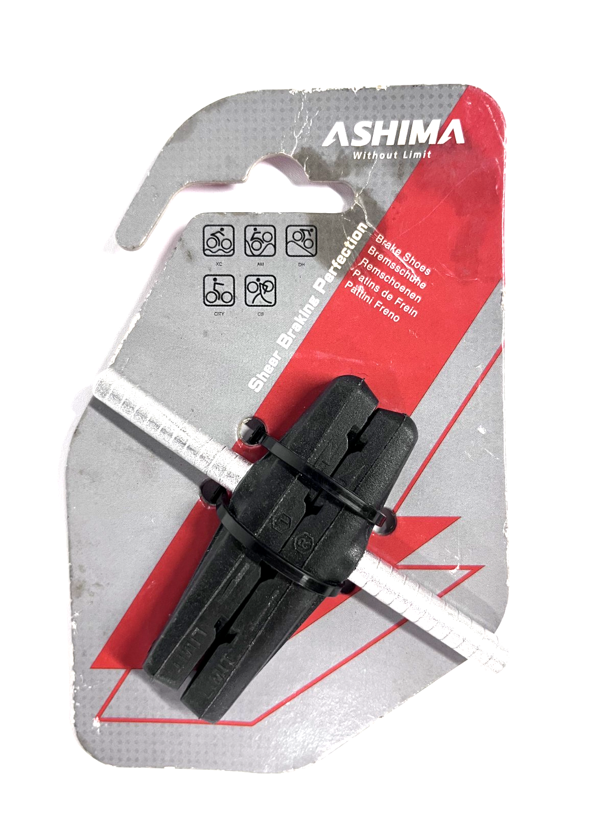 Ashima Bicycle Brake Shoes Compatible with Shimano Cantilever