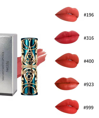 Soft Mist Satin Lipstick Set – 5 Vegan Shades
