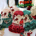 Holiday Heirloom Tweed Dog Dress Set | Dress with Matching Hat