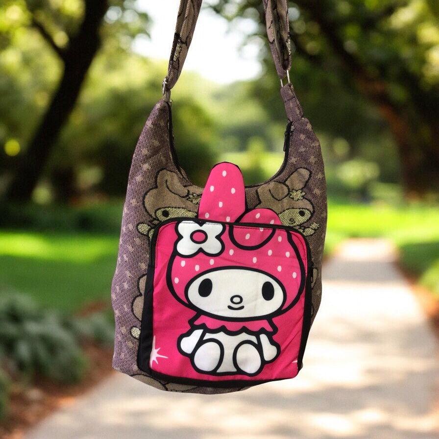 Beige Sanrio kitty Crossbody bag