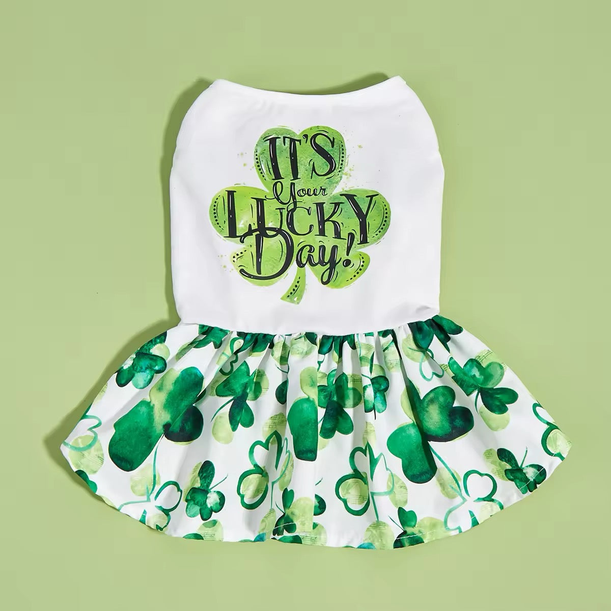 It’s Your Lucky Day Dress – Saint Patrick’s Day Dog Dress