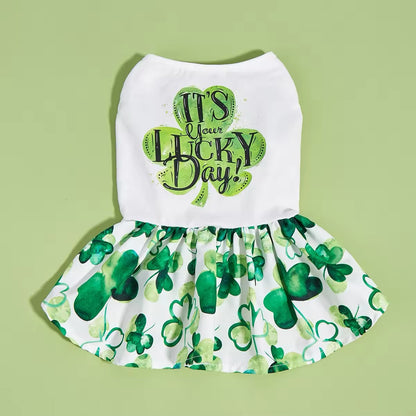 It’s Your Lucky Day Dress – Saint Patrick’s Day Dog Dress