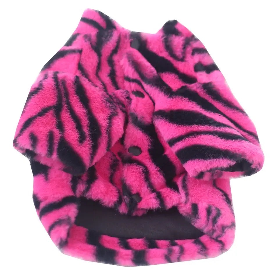 Zebra Cape and Hat Set | Dog Costume Set