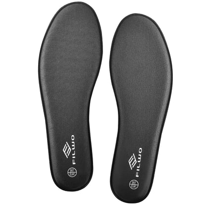 FILWO Memory Foam Insoles for Women - Comfort Insoles Cushioned Shoe Insoles for Trainers Sneakers Sports Shoes Work Boots and Walking Shoes Comfort Inner Soles Gray US 9.5