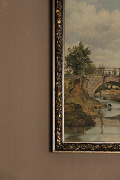 SENTIER DU TEMPS, CADRE VINTAGE BRONZE