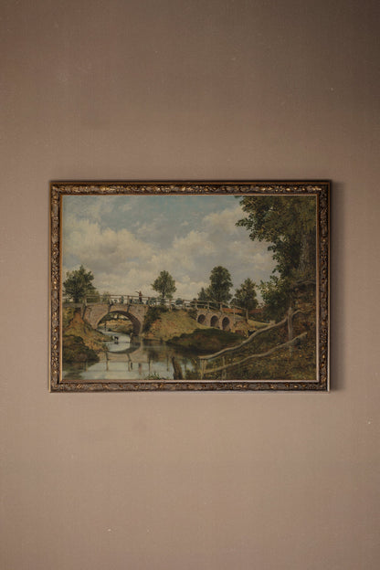 SENTIER DU TEMPS, CADRE VINTAGE BRONZE