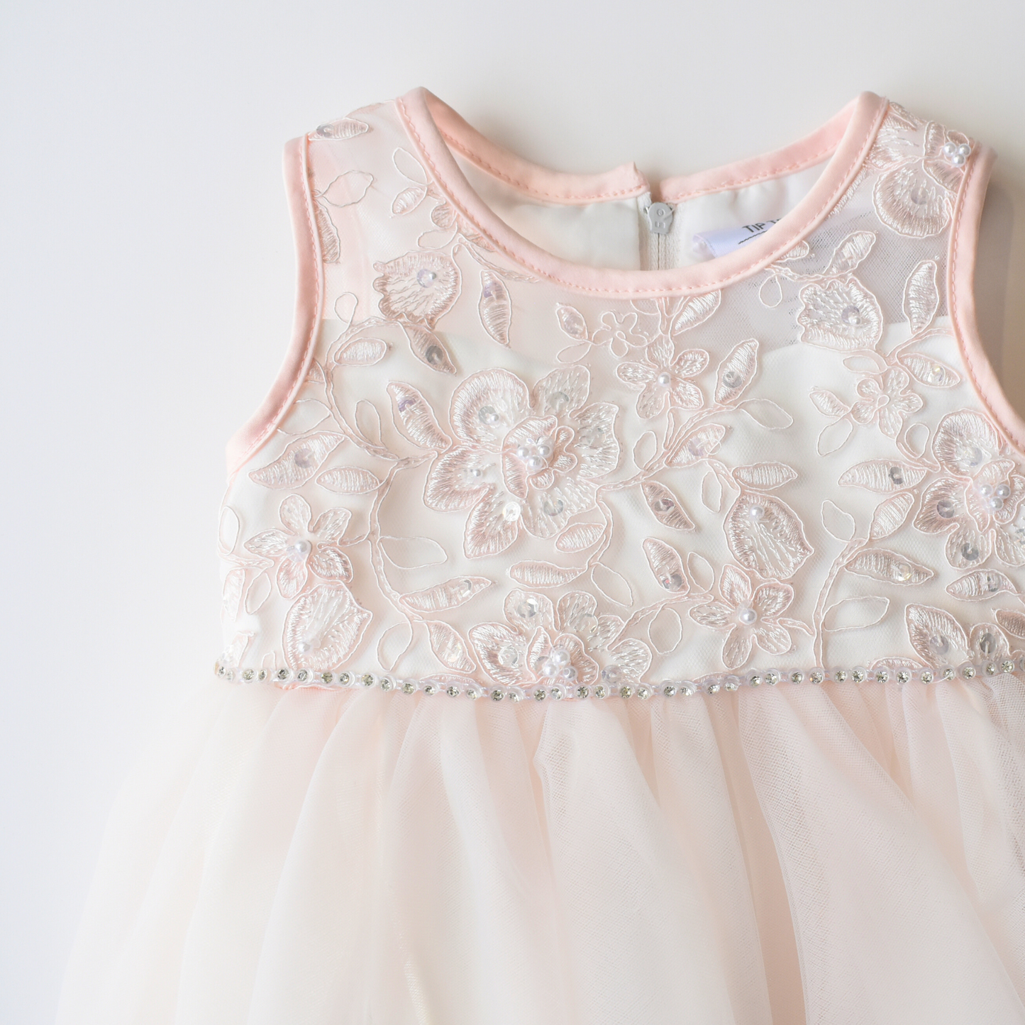 Illusion Lace Baby Formal Dress