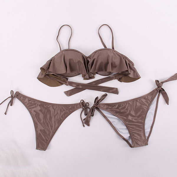 Skirt Bra 2 Piece Swimsuit