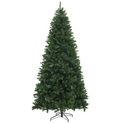 6ft Artificial Christmas Trees with Auto Open and Steel Base, Green