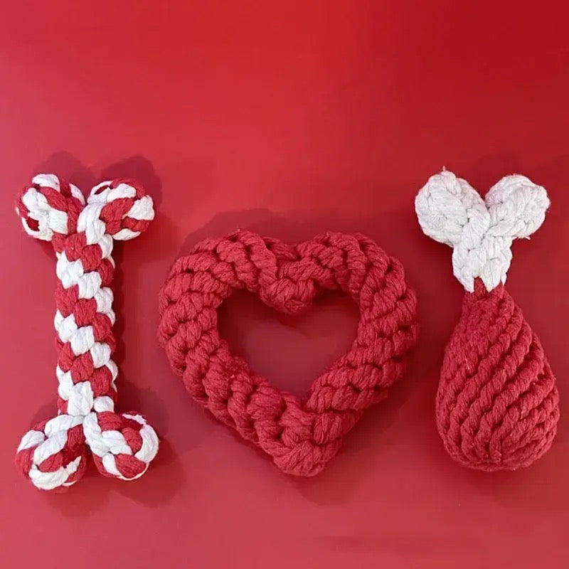 Dog Toy Gift Set | I Love You Dog Toys